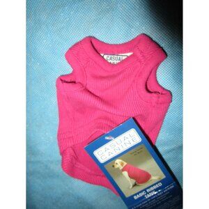 Casual Canine Raspberry Tank Shirt Dog Puppy Shirt Basic Ribbed Tank Teacup 6"